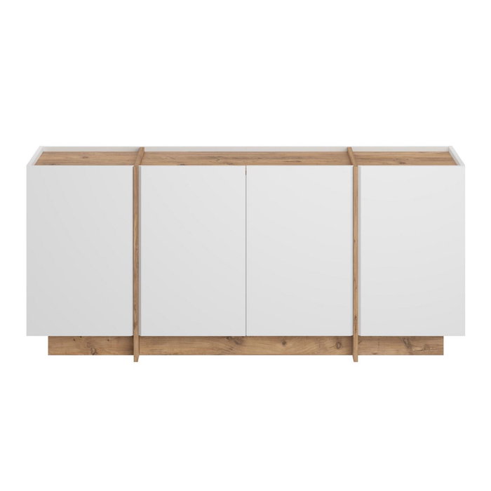 Nordure Consola Blanco y Pino Atlántico